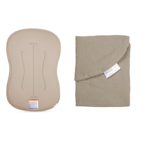Lounger Curve + Muslin Cover Set | Birch