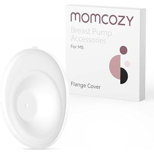 Momcozy Flange Cover Only Compatible with Momcozy M5, NOT for Others. Dust-Proof Flange Cover Original M5 Breast Pump Replacement Accessories, 1 Pack