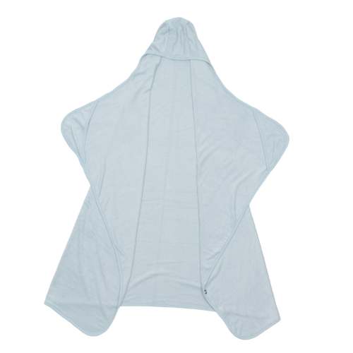 Toddler Hooded Bamboo Bath Towel in Fog | Kyte Baby