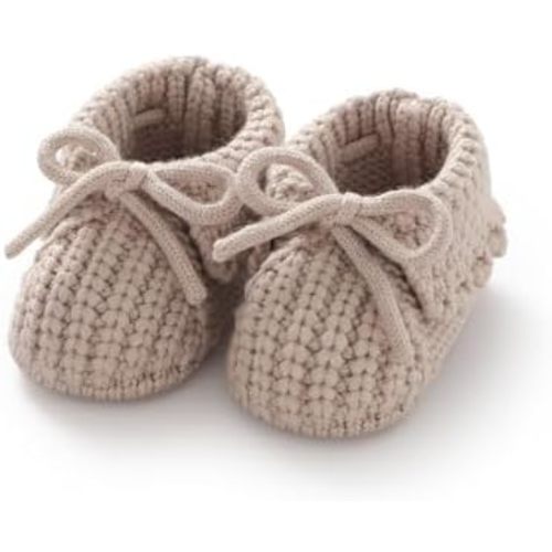 mimixiong Baby Booties Newborn Infant Sock Shoes Hand Knitting Crochet Boy and Girl Cozy Shoes