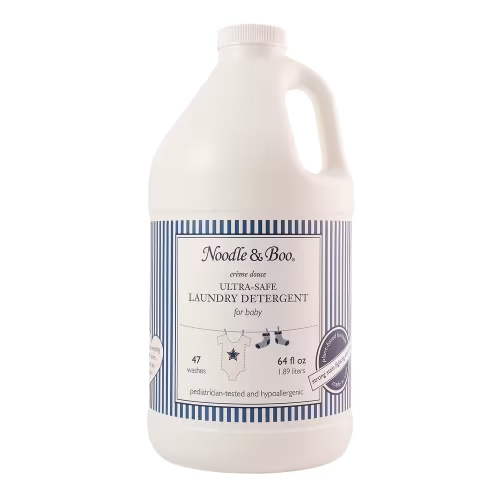 Noodle & Boo Ultra-Safe Newborn Baby Liquid Laundry Detergent, Sensitive Skin, Hypoallergenic, 47 Wash Loads, 64 fluid oz