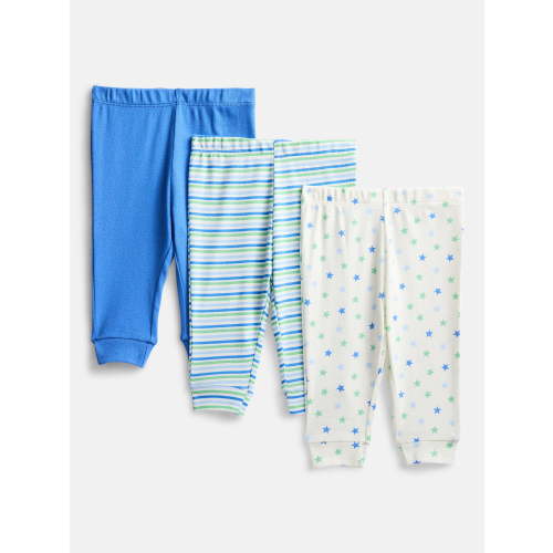 Wonder Nation Organic Cotton Baby Boys Pull-On Pants, 3-Pack, Sizes 3-6M