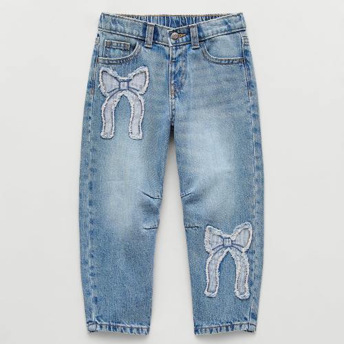Okie Dokie Toddler & Little Girls Adjustable Waist Barrel Leg Jean, Color: Mia Wash - JCPenney