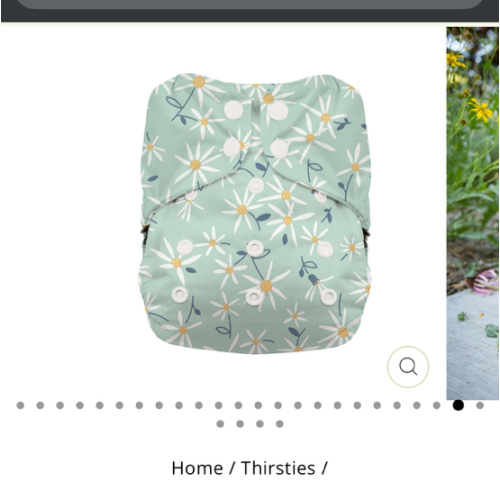 Thirsties Natural One-Size All-in-One Diaper - Snaps