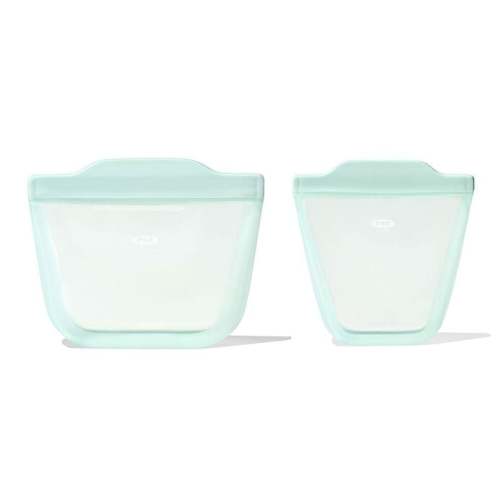 Tot Silicone Reusable Bag - 2-Piece Stand-Up Cup Set