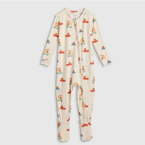Bamboo Footie Pajama - Baby in Ice Cream Bears
