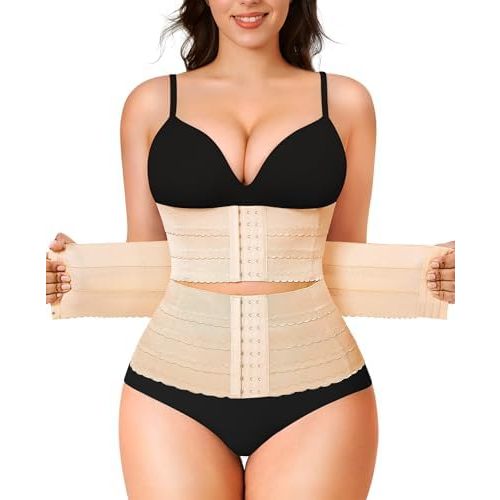 LODAY Segmented Waist Trainer for Women Corset Shapewear Waist Cincher Tummy Control Faja Body Shaper