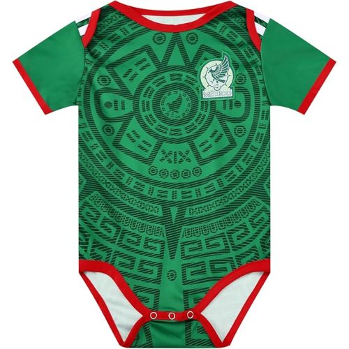 Newborn Infant Bodysuit Baby Short Sleeve USA Mexico Argentina National Team Soccer girl & boy Baby