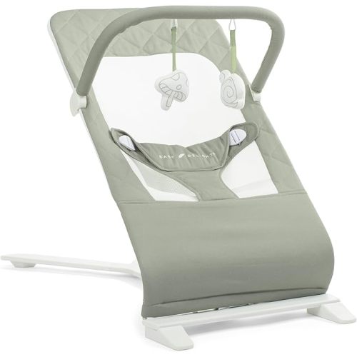Amazon.com : Baby Delight Alpine Deluxe Portable Bouncer, Infant, 0-6 Months, 100% GOTS Certified Cotton Fabrics, Organic Oat : Baby