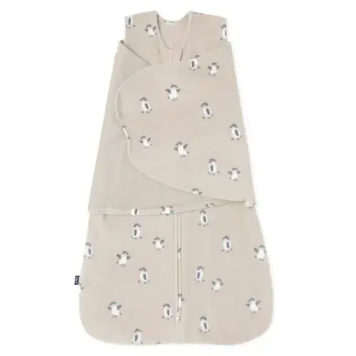 Penguin Micro-Fleece Swaddle Newborn | HALO