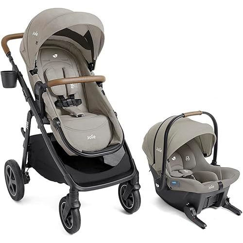 Joie Baby, Ginger DLX Stroller and Mint Latch Car Seat, Travel System (Dove)