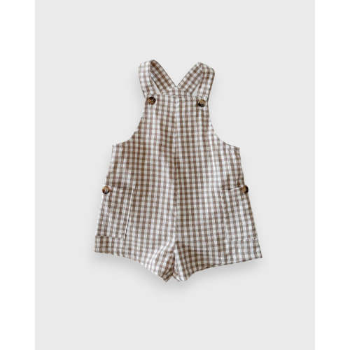Baby Gingham Plaid Overall