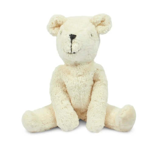 Senger Floppy Organic Cotton White Bear, Small 12"