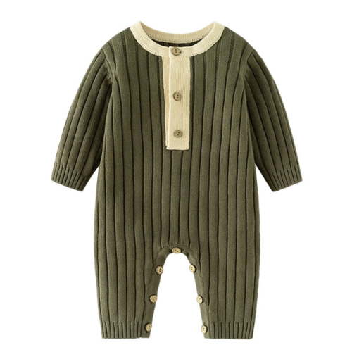 Zhuashum Onesies 0-3 Months Long Sleeve Full Body Catsuit Stage Seamless Stretchy Bodysuit Soft Boy Clothes Green