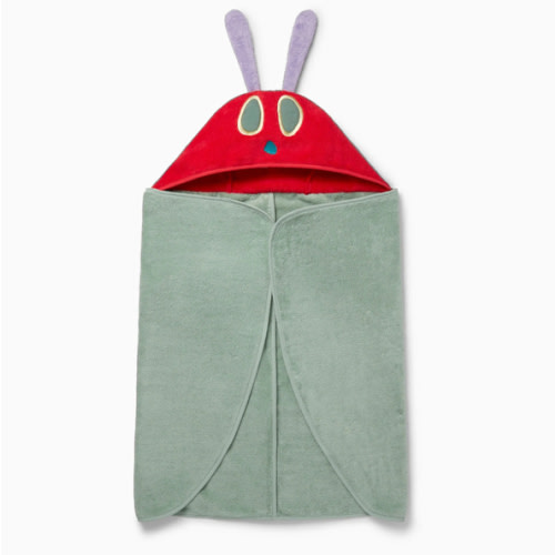 The Very Hungry Caterpillar Hooded Baby & Kids Towel | Baby Bathtime | MORI US
