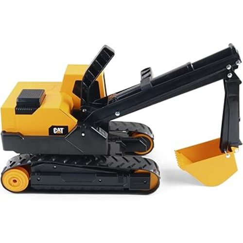 CAT Construction Toys, CAT Steel Construction Excavator - Heavy-Duty & Durable - Ergonomic Handles 3+ Years - Dig & Haul Dirt All Day Long!