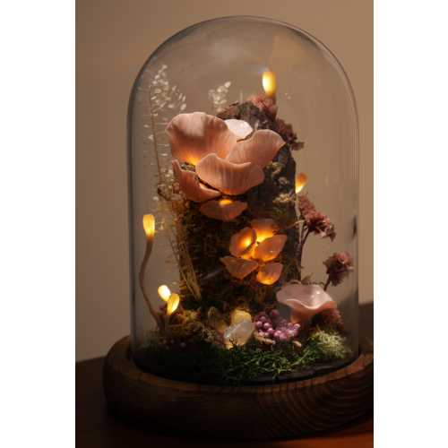 Handmade Mushroom Forest Night Light