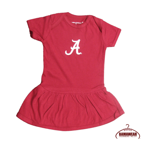 Crimson Picot Creeper Dress