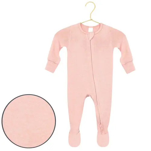 Piper Plush Knit Zipper Footies