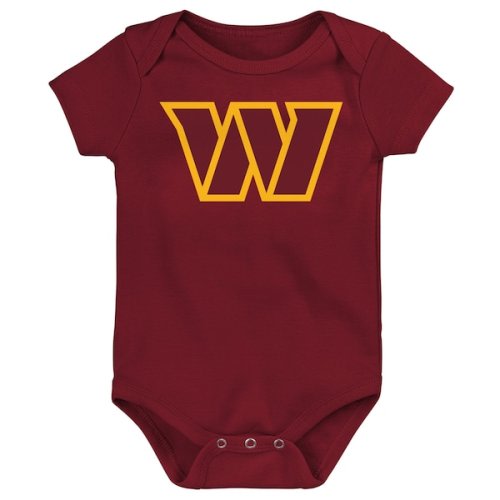 Newborn & Infant Washington Commanders Burgundy Team Logo Bodysuit | 3-6M