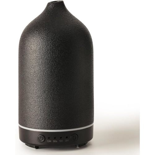 Diffuserlove Ceramic Essential Oil Diffuser 160ML Aromatherapy Diffuser for Home Bedroom Room Cool Mist Humidifier Stone Air Diffusers (Size:6.8" H x 3.6" W)