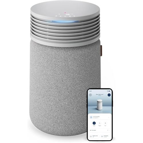 BLUEAIR Blue Signature SP3i Air Purifier for Medium Rooms up to 498 sq ft, HEPASilent Filtration, WiFi Smart Control, Auto Mode, Odor & Smoke Removal, Pet Hair & Dust, AHAM Verified, Table Design