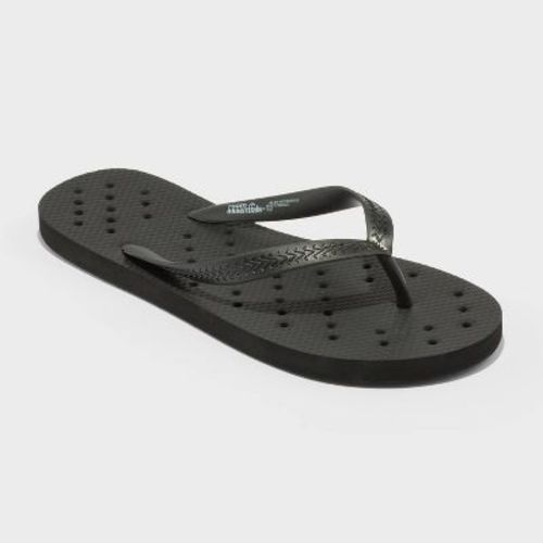 S Dorm Shower Flip Flops Black&nbsp;- Room Essentials™