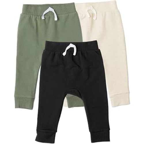 Gerber Baby Boys' Toddler 3-Pack Jogger Pants