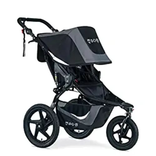BOB Gear Revolution Flex 3.0 Jogging Stroller, Graphite Black - Single