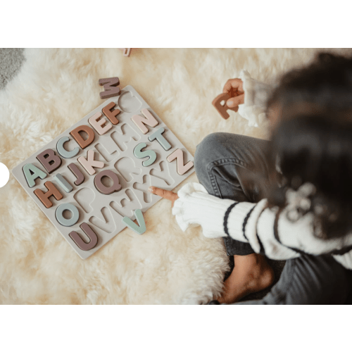 Silicone Alphabet Toy – Educational Puzzle for Toddlers & Preschool Learning