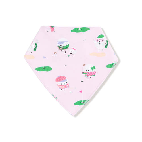 Bandana Bib, Golf Pros Pink