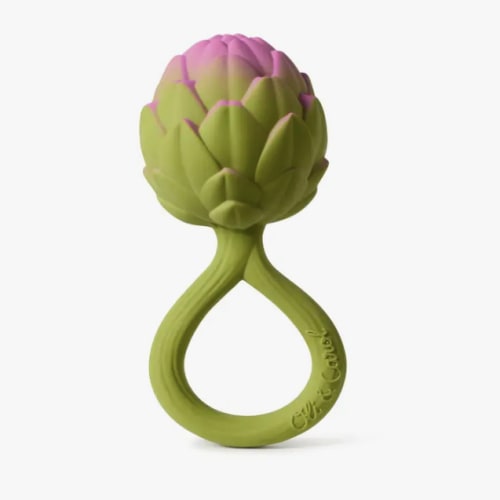 Oli & Carol Artichoke Rattle Toy – Kinoko Kids