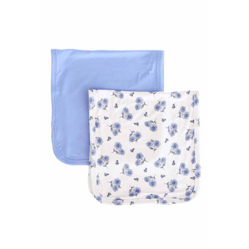 Sapphire Garden 2pc Burp Cloth Set