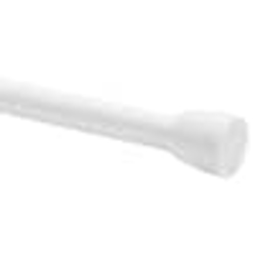 Unbranded 28 in. - 48 in. Tension Curtain Rod in White 869694