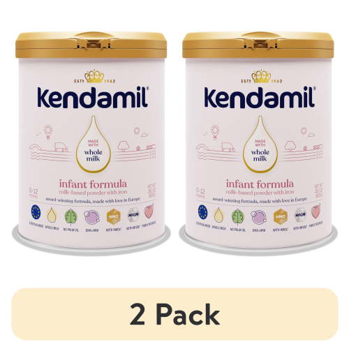 (2 pack) Kendamil European Whole Milk Classic Infant Formula Powder with HMOs, Prebiotics & DHA, 28.2 oz