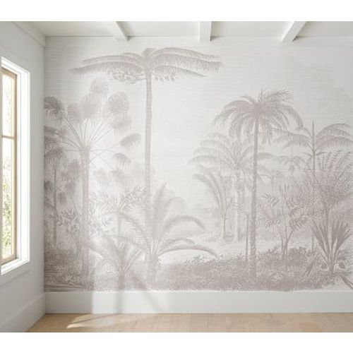 Wallpaperie Tropicale Etched Mural, Peel-n-Stick Panel, Set of 6