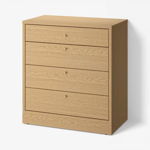 IKEA TONSTAD 4-drawer chest (Oak veneer)