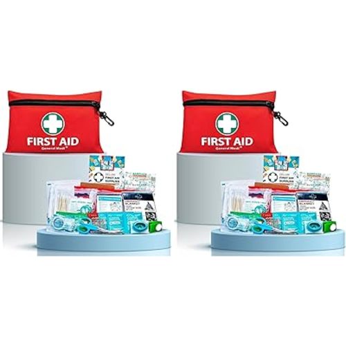 Mini First Aid Kit (110 Piece) for Diaper Bag and Car