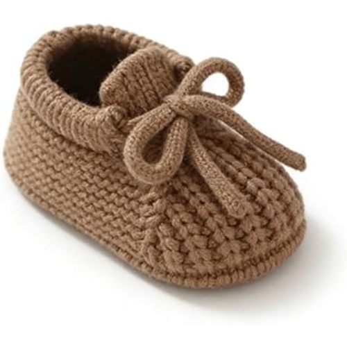 Newborn Shoes, Baby Girls Boys Hand Knit Booties,Photography Props, Photoshoot Crib Crochet Sock Slippers