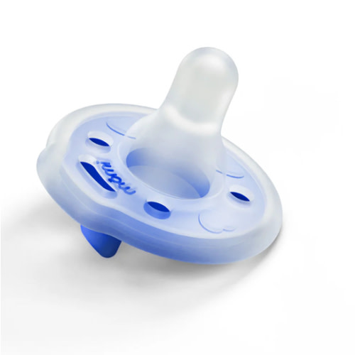 babypace breast-like pacifier single - lapis | mōmi