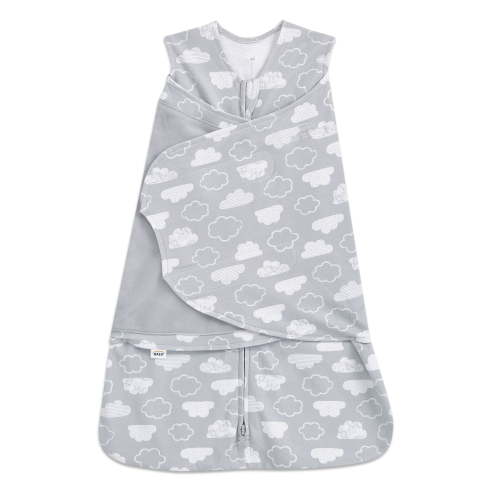 Halo Sleepsack Baby Swaddle, 100% Cotton, Clouds, Unisex, Small, 3-6 Months