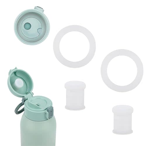 4pcs Baby Bottle Warmer Accessories Set Compatible with Momcozy | Silicone Stopper Gasket and Seal Rings Replacements, BPA-Free, 17oz/500ml Portable Baby Portable Bottle Milk Warmer Parts
