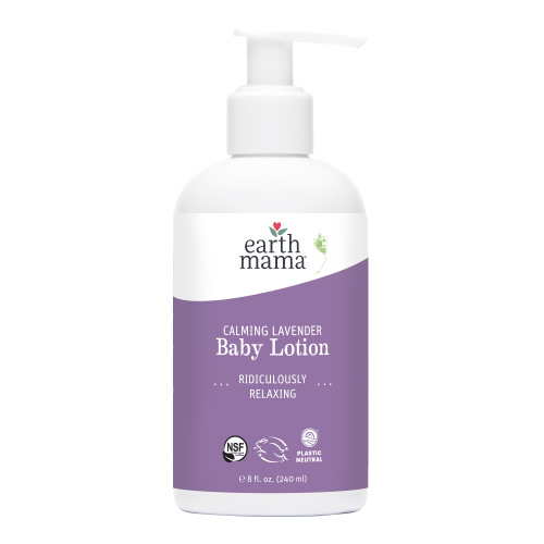 Earth Mama Organics Calming Lavender Baby Lotion, 8.0 FL OZ