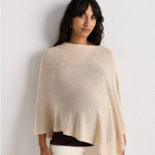 Lightweight Cotton Cashmere Nursing Shawl