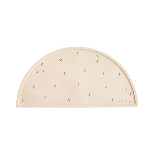 mushie Silicone Placemat for Kids | BPA-Free Non-Slip Design (Bees)