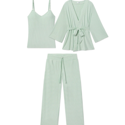 LAKE | Women | DreamModal® Pajamas | Fog Maternity Kimono Bundle