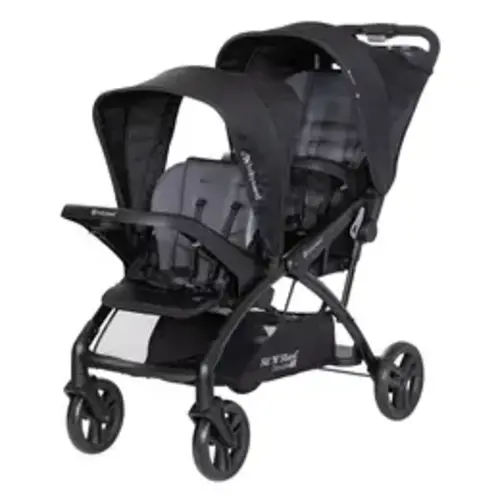 Baby Trend® Sit N Stand® Lightweight Foldable Double 2.0 Stroller w/ Removable 2 Panel Fully Ratcheting Canopy - TikTok Shop