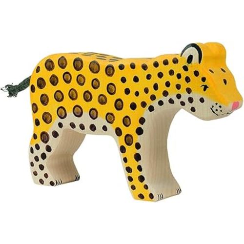 Holztiger Leopard Toy Figure