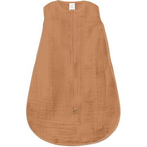 SwaddleDesigns Muslin zzZipMe Sleeping Sack, for Baby Boy and Girl, Wearable Blanket with 2-Way Zipper