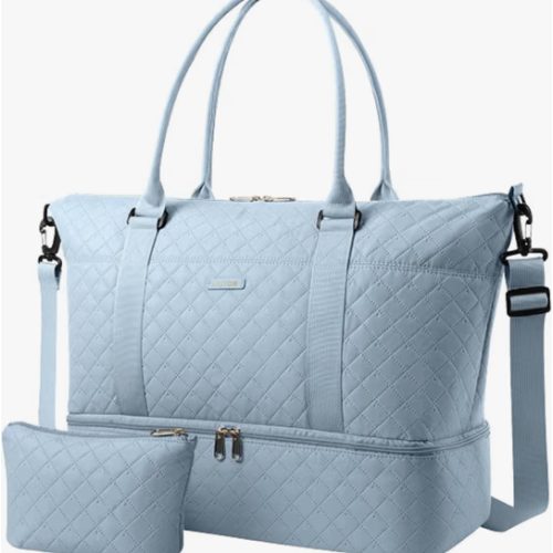 HOTOR Travel Duffel Bag - Weekender Bags for Women, Carry On Gym Tote Bags